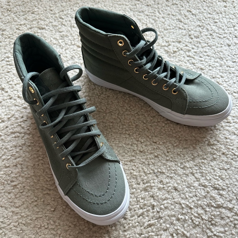 Vans Women’s Sk8-Hi Canvas Shoe